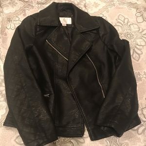 Girls leather jacket never worn